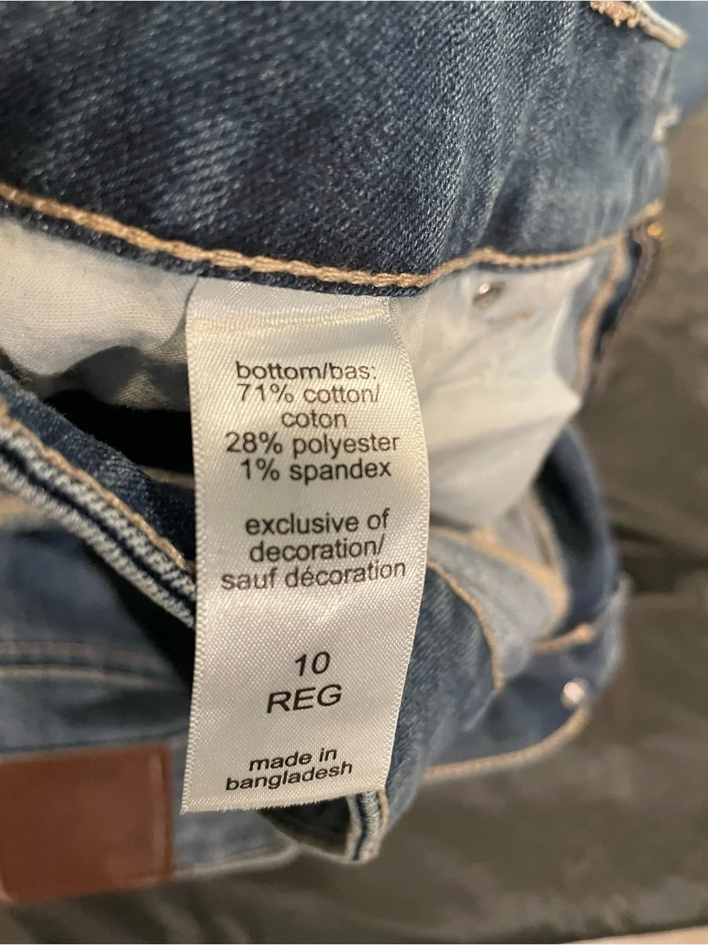 Maurices Blue Boot Cut Jeans with Embroidered Pocket
